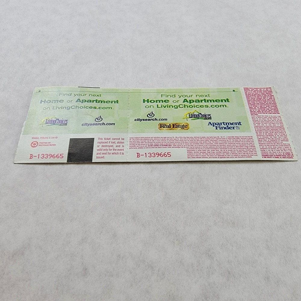 Santana Concert Ticket Stub UMB Bank Pavilion Maryland Heights MO July 6 2003 - Picture 9 of 10